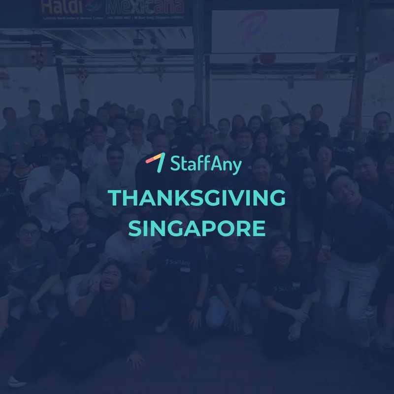 Official cover for StaffAny Thanksgiving in Singapore