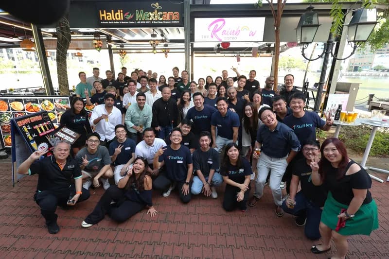 Attendees gathered at The Rainbow Bistro for Singapore Leaders Lounge
