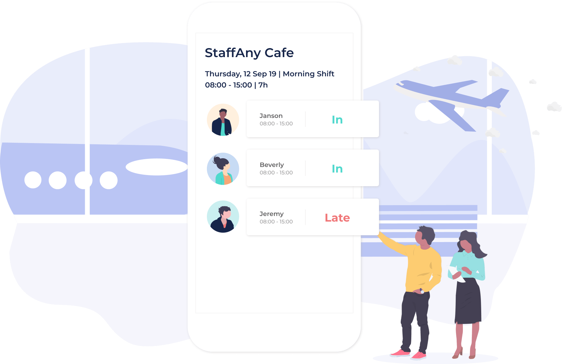 , Connected Workforce Mobile View