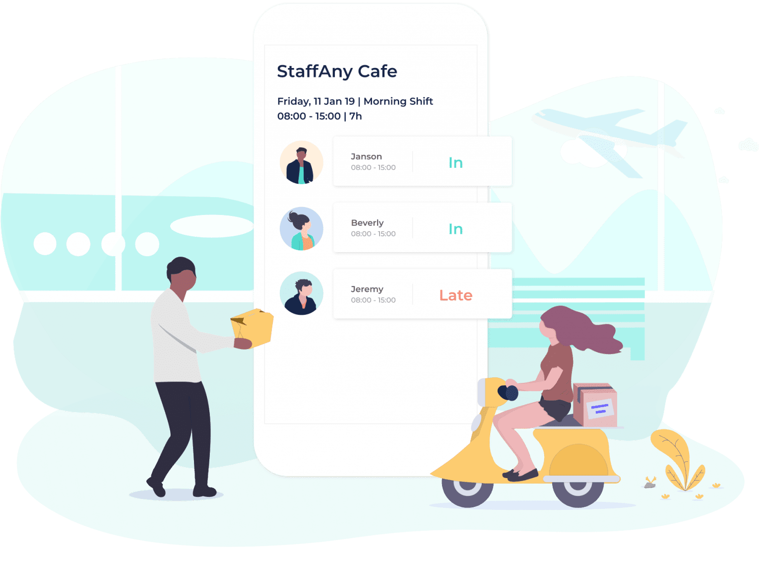 StaffAny CICO, Ads Landing Page – CICO