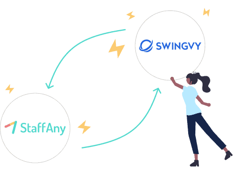 , Swingvy and StaffAny Partnership