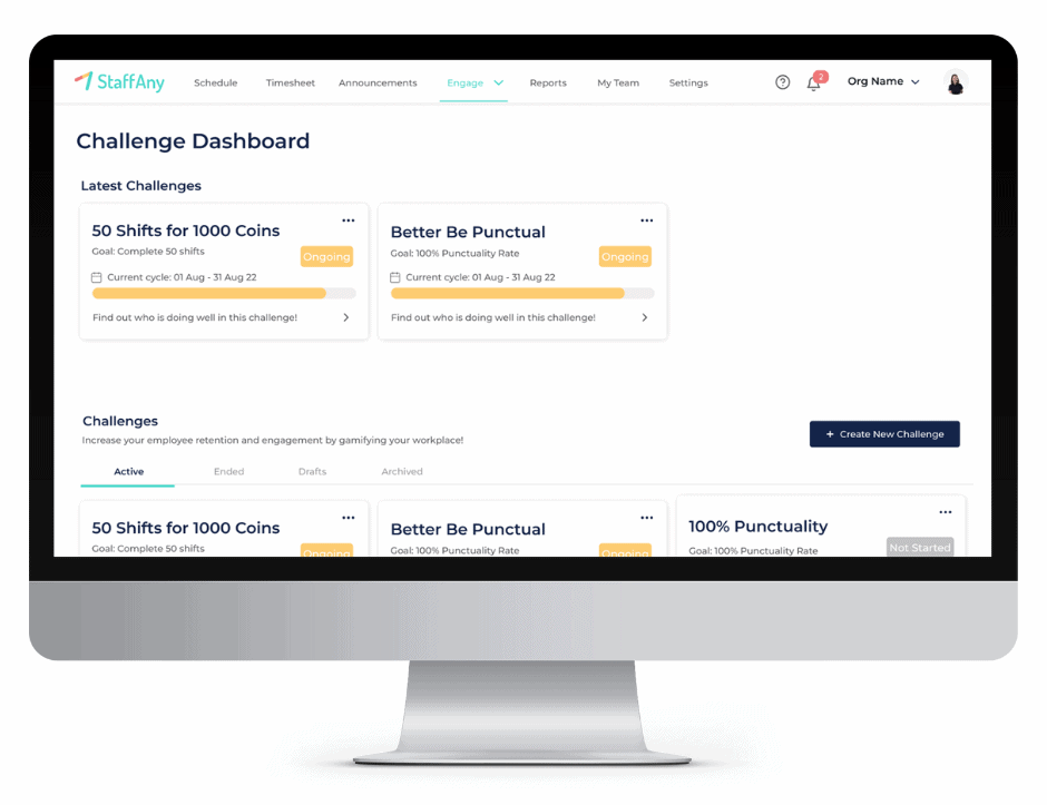 EngageAny HR Challenge Catalogue