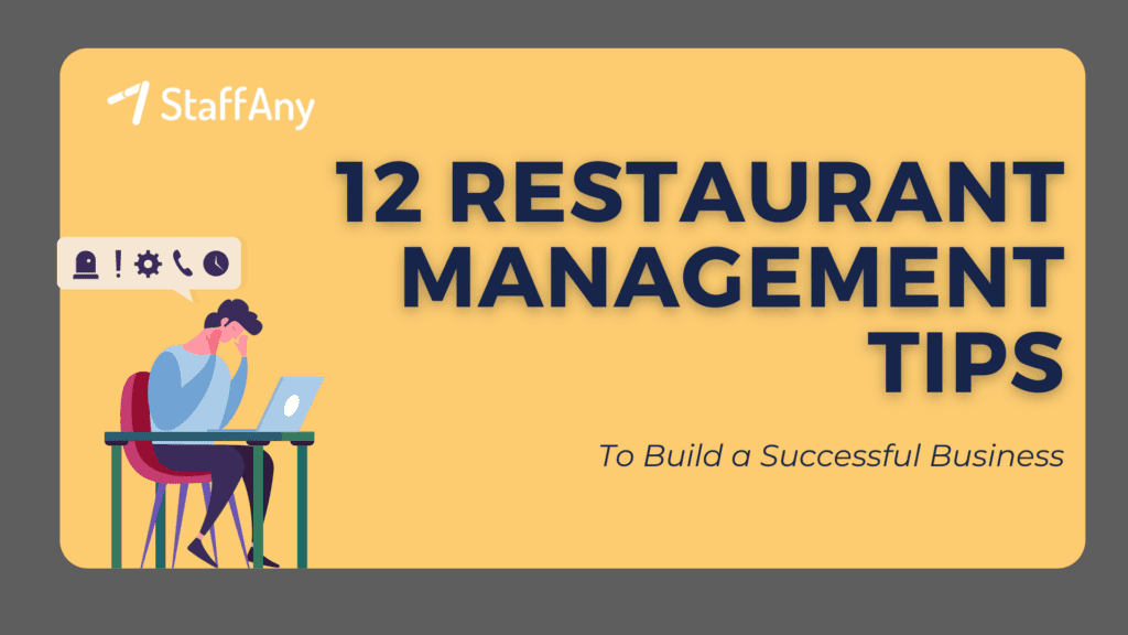 restaurant management tips