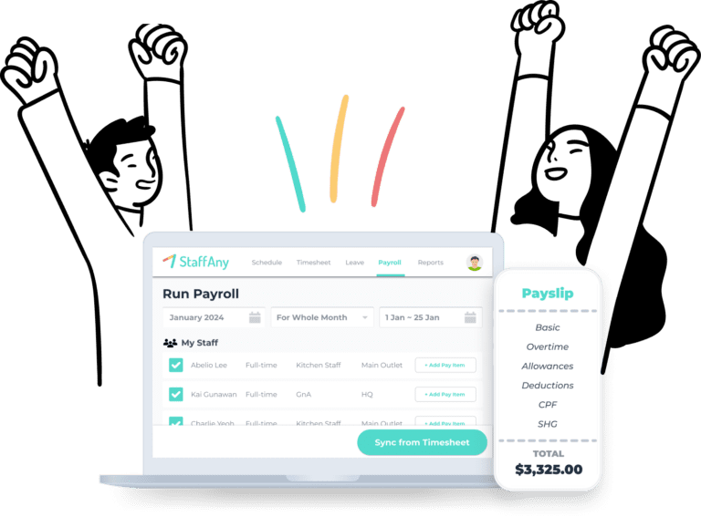 Payroll natively built on scheduling and timesheets