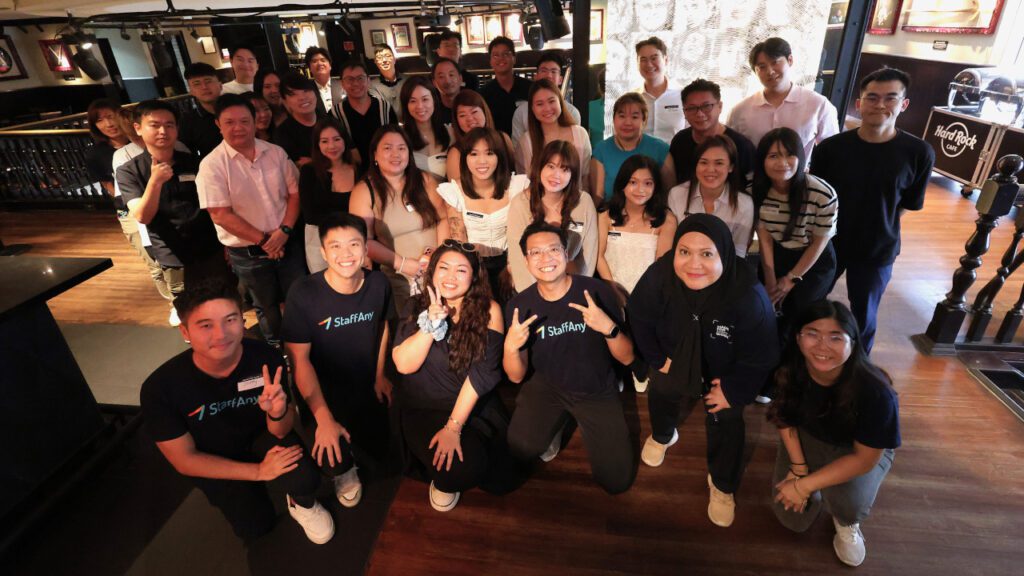 StaffAny HHH 03 March Group Shot at Hard Rock Cafe with Jia En